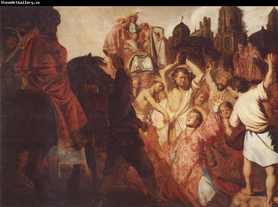 REMBRANDT Harmenszoon van Rijn The Martyrdom of St.Stephen